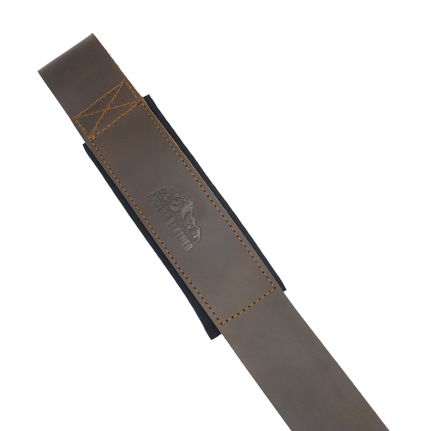 Andean Leather, Leather Lifting Straps for Weightlifting, Bodybuilding, Powerlifting, Strength Training, & Deadlifts - Padded Neoprene with Full Grain Leather