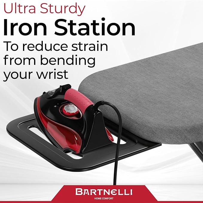 Bartnelli by Rorets Ironing Board Made in Europe | Iron Board