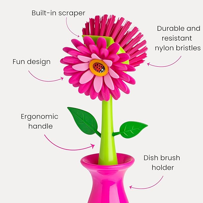 Vigar Flower Power Dish Brush
