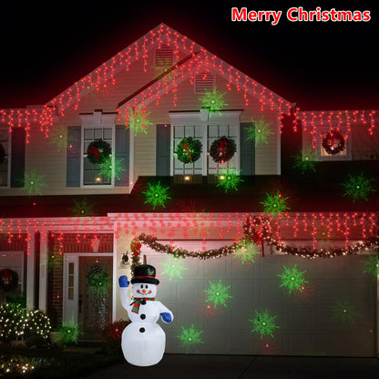 YEGUO 33ft 400 LED Red Icicle Lights for Valentine’s Day, Icicle Christmas Lights with 8 Modes, Connectable Icicle String Lights with Memory Timer