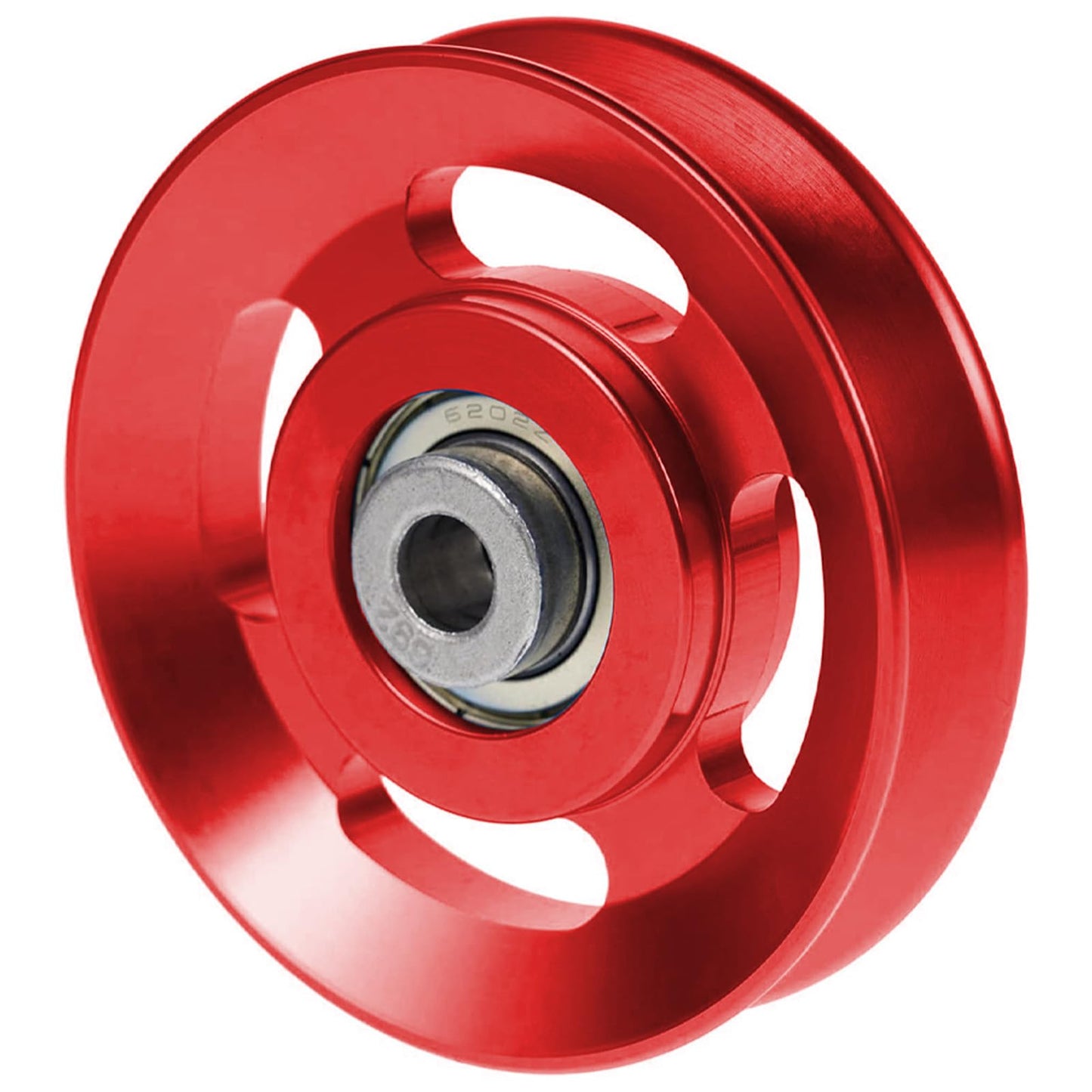Topfinder Aluminium Alloy Gym Pulley 90 mm (1, Red)