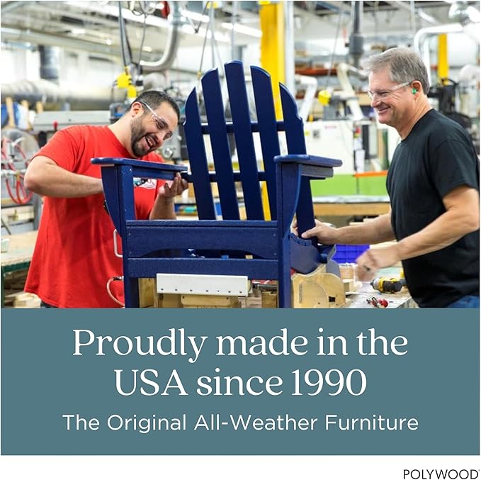 POLYWOOD Presidential Rocking Chair in Tangerine