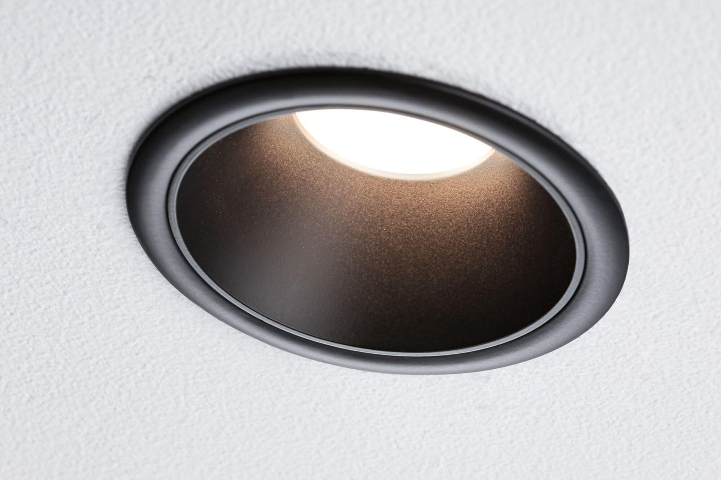 Paulmann 94869 LED recessed luminaire 3-Step dimming Cole Basic Set 3-Piece Set IP44 Round 88mm Coin 3x6W 3x470lm 230V 2700K