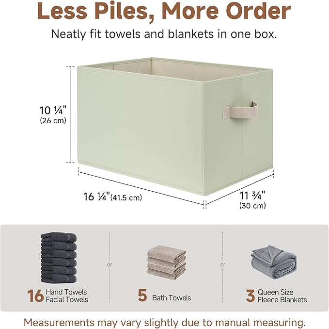 StorageWorks Storage Basket for Shelves, Closet Organizers and Storage Baskets