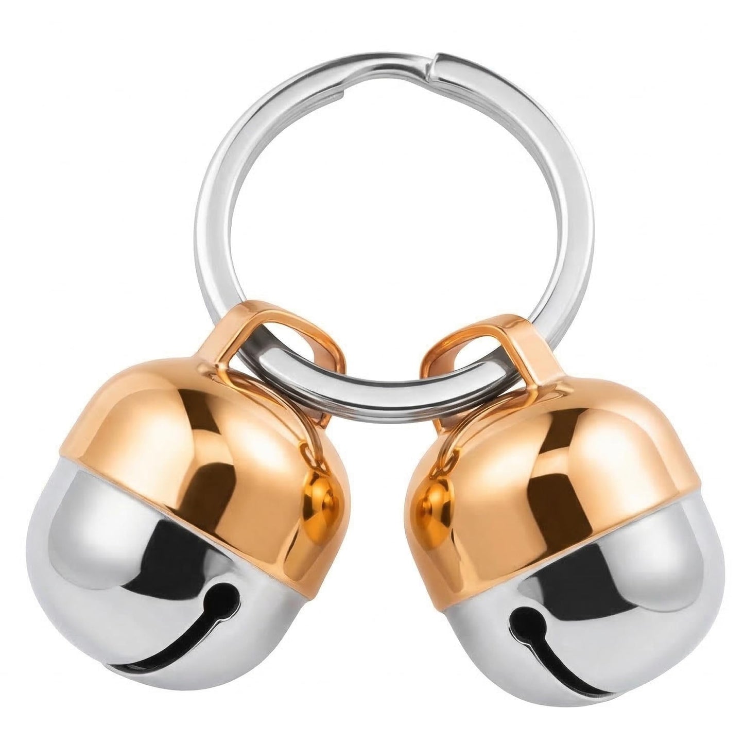 Beau's Bells 2 Extra Loud Cat & Dog Bells | Pet Tracker | Save Birds & Wildlife | Luxury Handmade Copper (Medium)