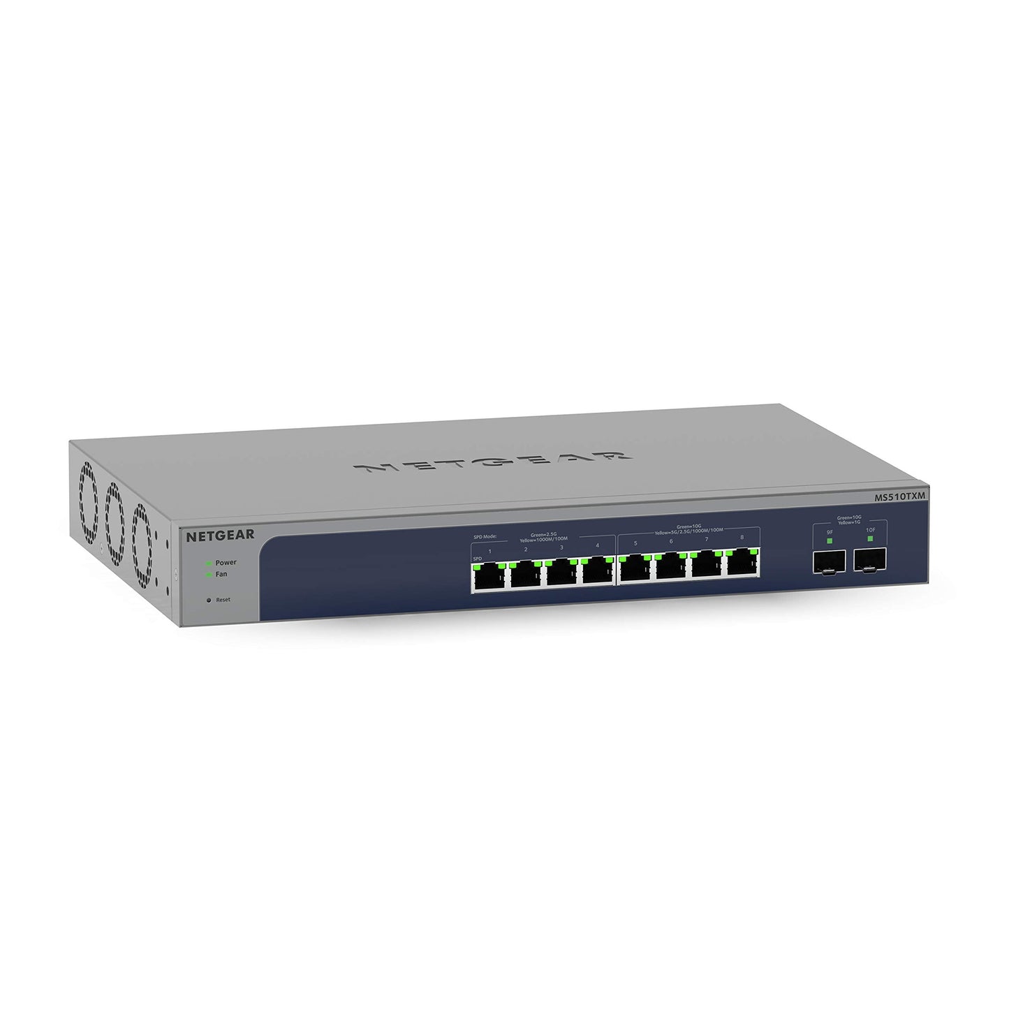 NETGEAR 8-Port Gigabit Ethernet Smart Switch (GS108T) - Managed, with 1 x PD Port, Optional Insight Cloud Management, Desktop or Wall Mount, Silent Operation, and Limited Lifetime Protection