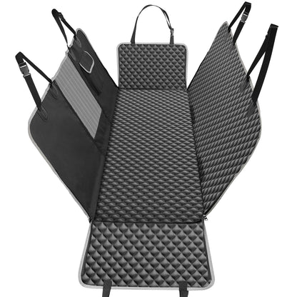KYG Dog Car Seat Cover Hammock Dog Seat Cover with Mesh Window Durable Scratch Proof And Waterproof Car Rear Seat Protection Cover Pet Car Seat Cover For Cars/Trucks/Suv 135 X 140cm