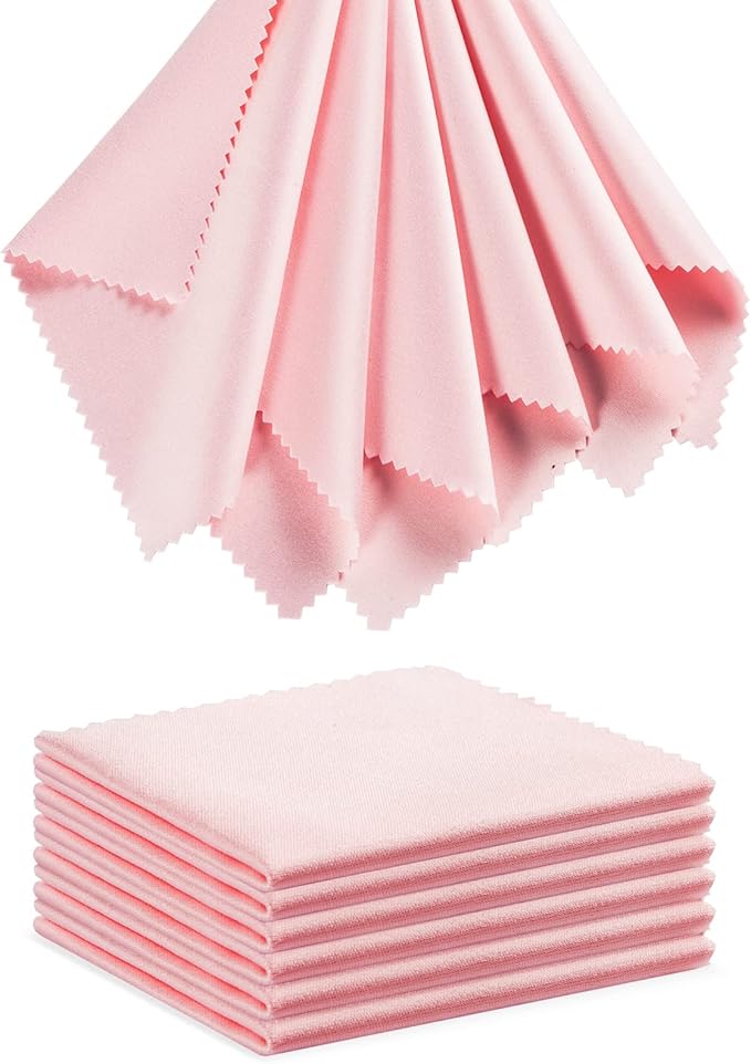 Eyeglass Cleaning Cloth Glasses Cleaner 12Pack Microfiber Lens Cleaner Eyewear