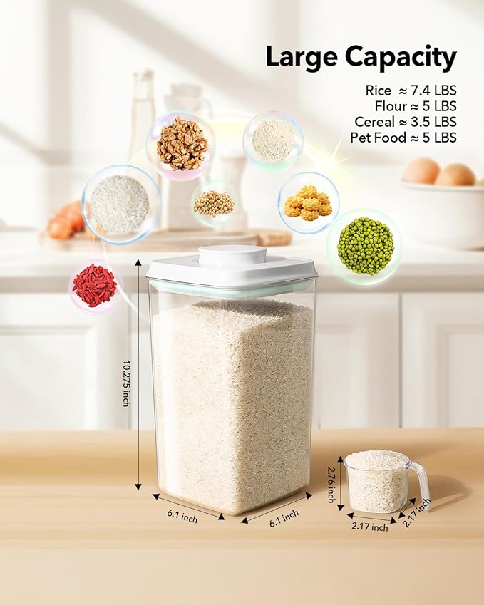 Ankou Airtight Pop Food Storage Container