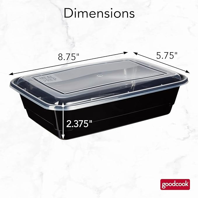 GoodCook Meal Prep Containers