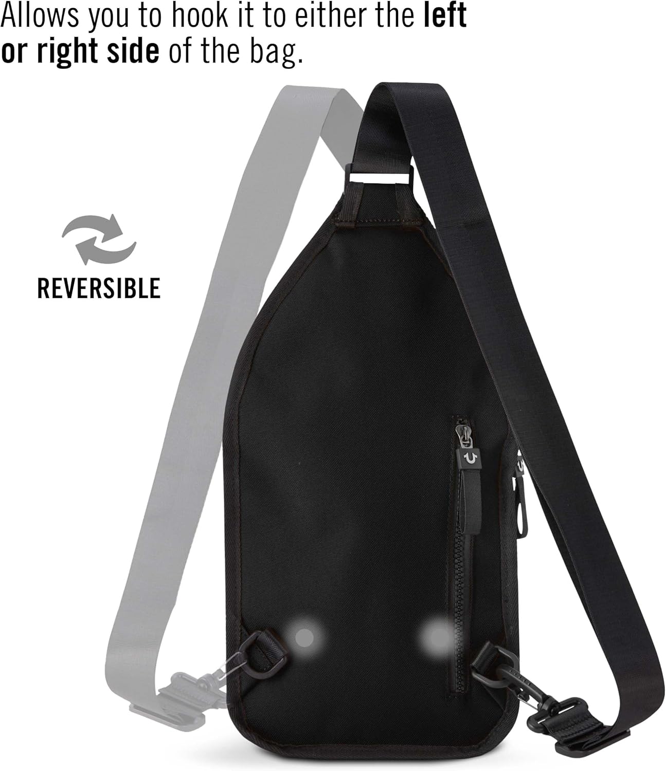True Religion Crossbody Bag Men – Casual Shoulder Sling Bag for Men, Small Travel Men’s Crossbody