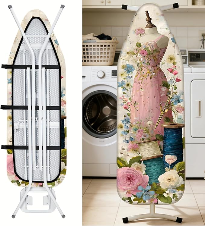 Nuxovilar Ironing Board Cover Needle Cotton 15x54 Inches | Ironing Board Cover