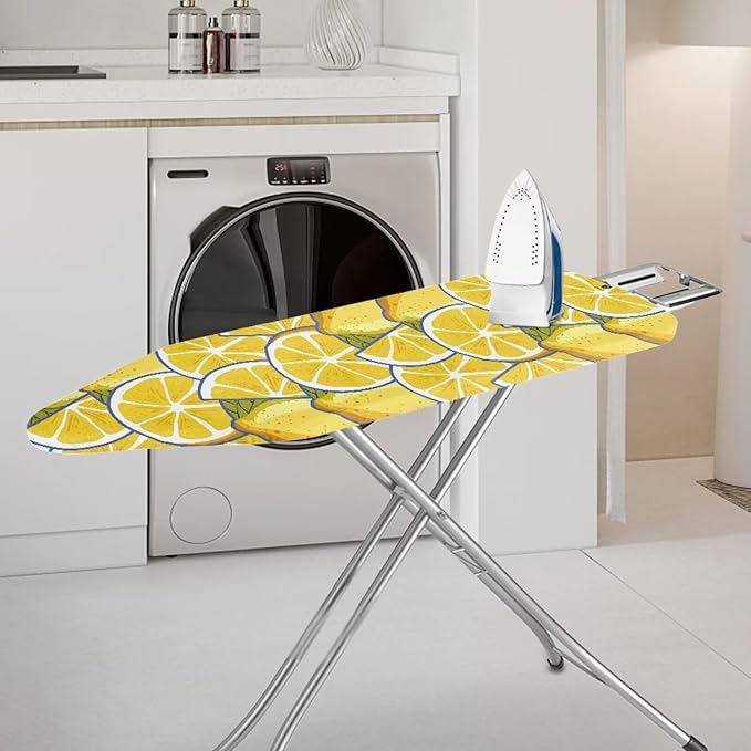 Lemon Ironing Board Covers for Full Size, Extra Long and Wide Large Ironing