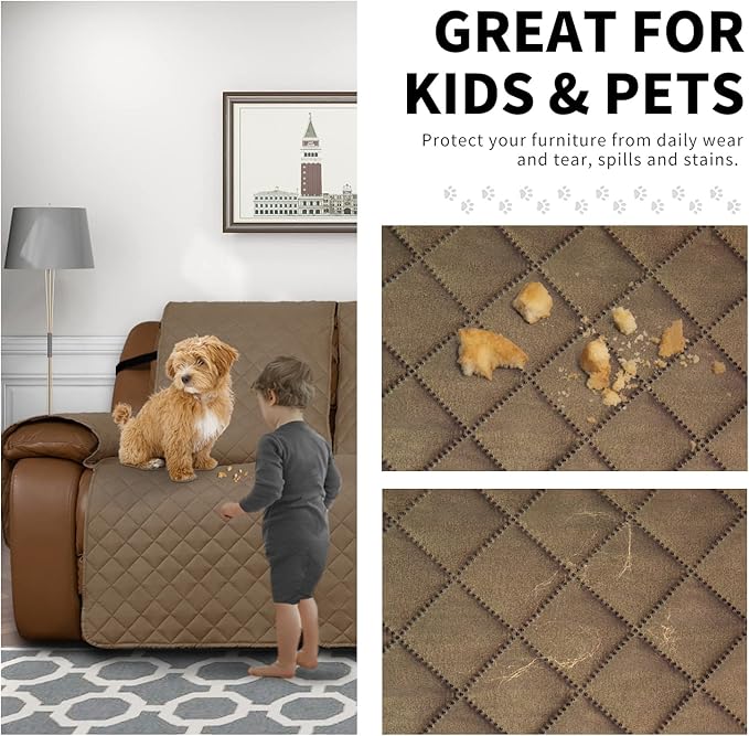 Easy-Going Oversized Recliner Sofa Cover, Reversible Couch Cover