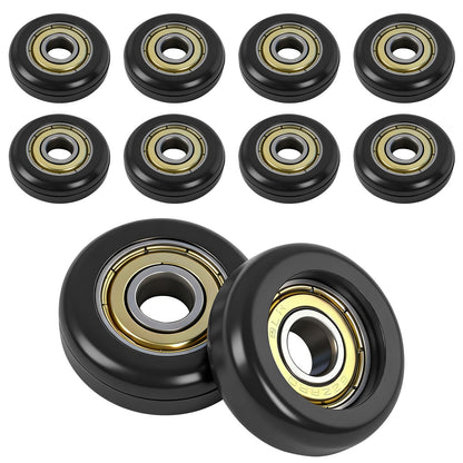 10 Pcs Replacement Roller Wheels for Aero Pilates Reformer Machines – Smooth, Quiet Glide, 32mm POM Wheels for Silent and Effortless Movement