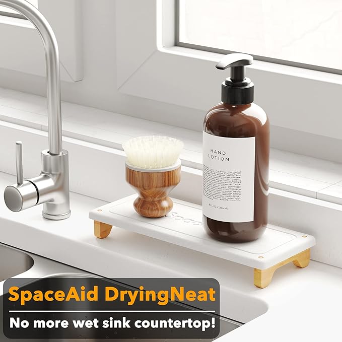 SpaceAid DryingNeat Sink Organizer, Instant Dry Sink Caddy Organizers, Kitchen