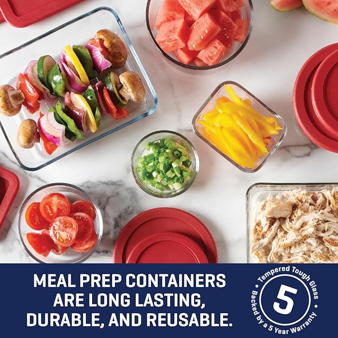 Anchor Hocking 16 Piece Glass Storage Containers
