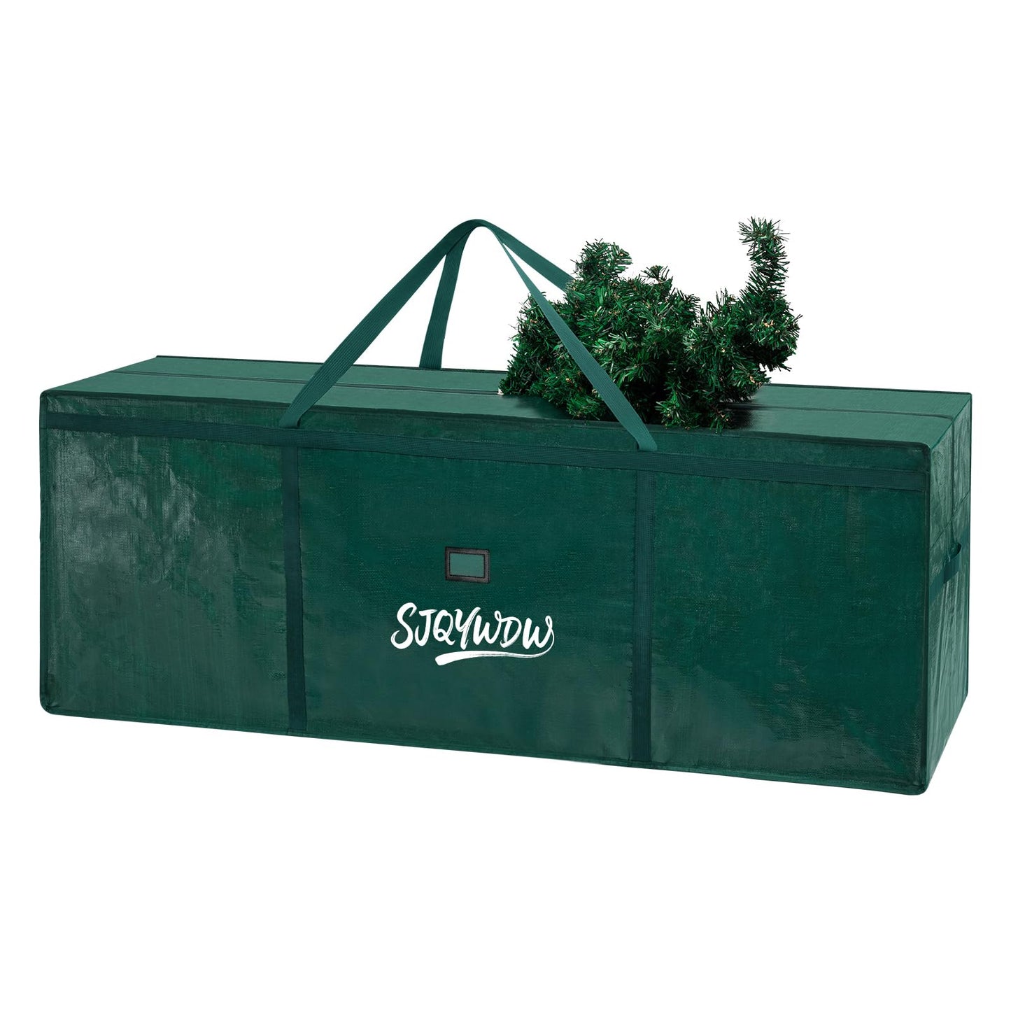 SJQYWDW Christmas Tree Storage Bag 9ft for Xmas Trees - Green