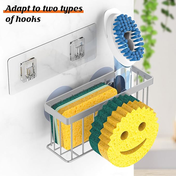 Sponge Holder Smiley Face, Sink Caddy, Kitchen Organizer