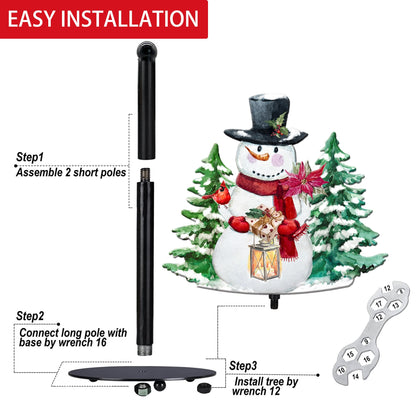 pinata Christmas Kitchen & Bathroom Decor, Christmas Decorations for Home, Snowman Decorations Indoor - Snowman Winter Xmas Paper Towel Holder Stand Accessories
