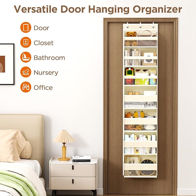 Over The Door Organizer, 7 Tier Door Hanging Organizers