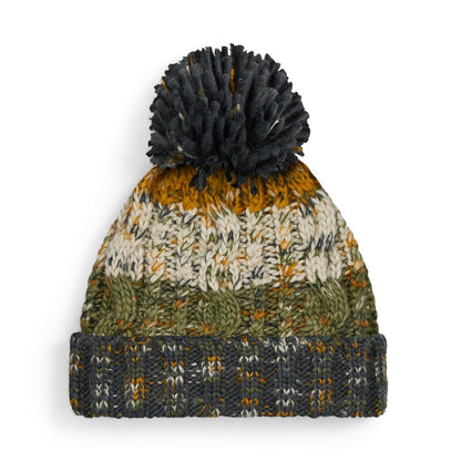 ASVP Shop Corkscrew Cable Knitted Bobble Hat Plain Mens Womens Beanie Warm Winter Pom Wooly Cap (Autumn Moss)