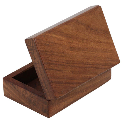 S.B.ARTS Premium Wooden Mini Jewellery Box Plain -Trinket Box for Ladies-Jewellery Storage Case-Antique Look-Traditionally Handcrafted-Home Decor Accessories-Ideal Gift for Women, Girls.