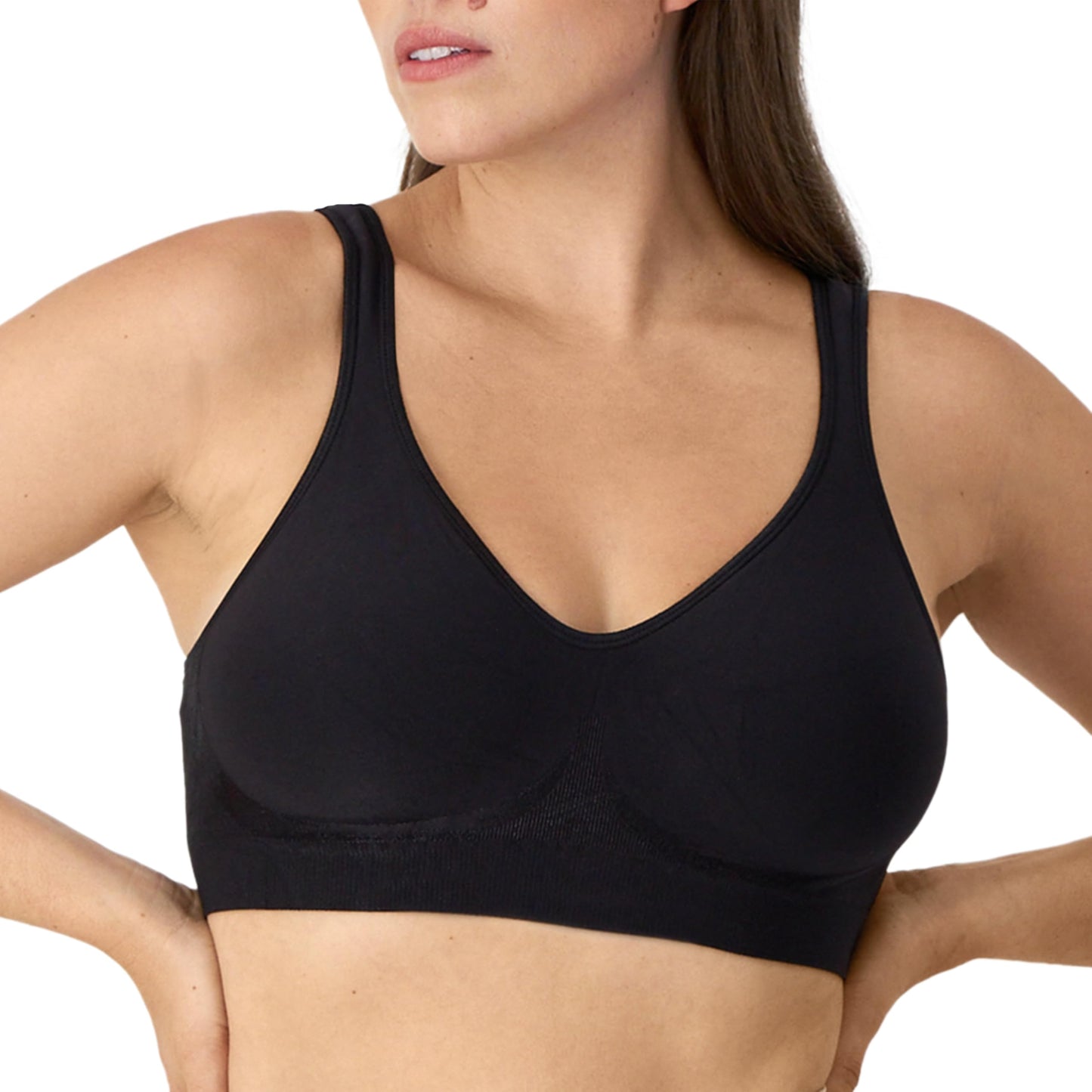 Bali Women's Wireless Bra, Comfort Revolution Seamless T-Shirt Bra, Moisture-Wicking, ComfortFlex Fit