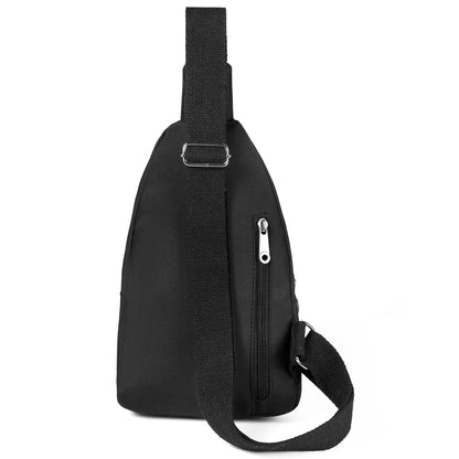 Cross Body Bag Sling Backpack Fanny Pack Small Crossbody Bags for Women Trendy - Black