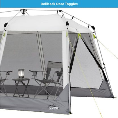 CORE 12'x10' Instant Screen House with Footprint and Tent Kit