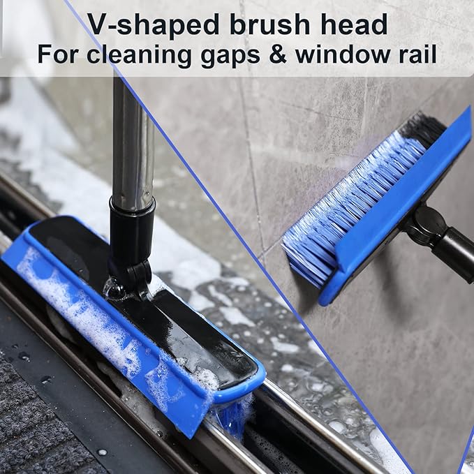 2 in 1 Floor Scrub Brush Grout Brush