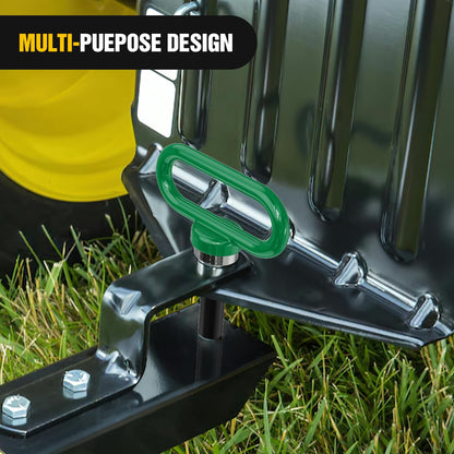 Nilight 5/8 Inch Diameter Heavy Duty Ultra Strong Neodymium Magnet Trailer Hitch Pin Green for Lawn Mower, Tractor, Towing Cargo, ATV Trailer