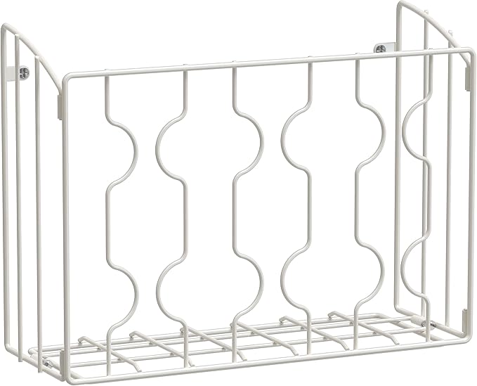 SIMPLE HOUSEWARE Wall Door Mount Kitchen Wrap Organizer Rack
