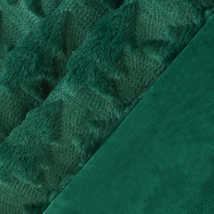 Horaldaily Christmas Blanket Throw, Green Christmas Tree Soft Fuzzy Plush Faux Fur Cozy Blankets for Couch Sofa Bed Lounging, Ideal Gifts for Kids Adults Wife Self, 50x60