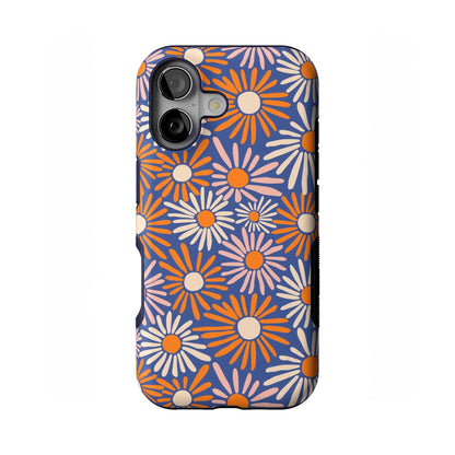 Casely iPhone 17 Case | Blue Stripes | Sunday Best | Compatible with MagSafe | Bold Protective Design