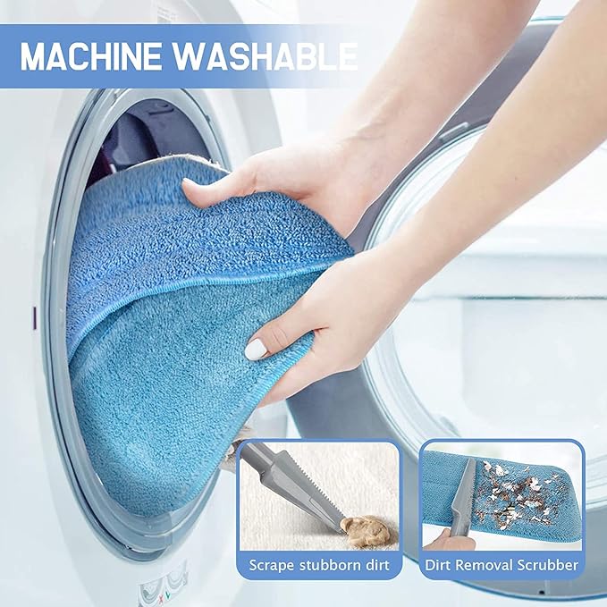 18" Professional Microfiber Mop Floor Cleaning mop, Flat Mop