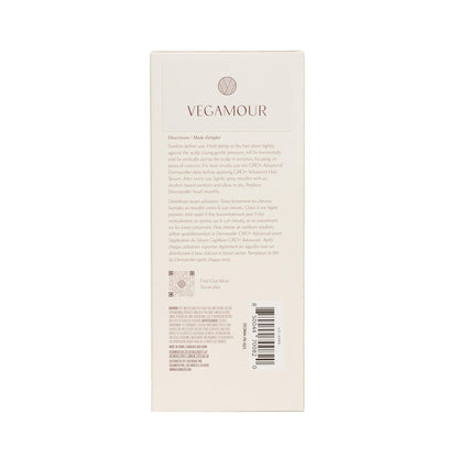 VEGAMOUR GRO+ Advanced Dermaroller | 1,200 Microneedle 0.25mm Scalp Tool | Gently Exfoliates the Scalp | Wide Head for Maximum Coverage