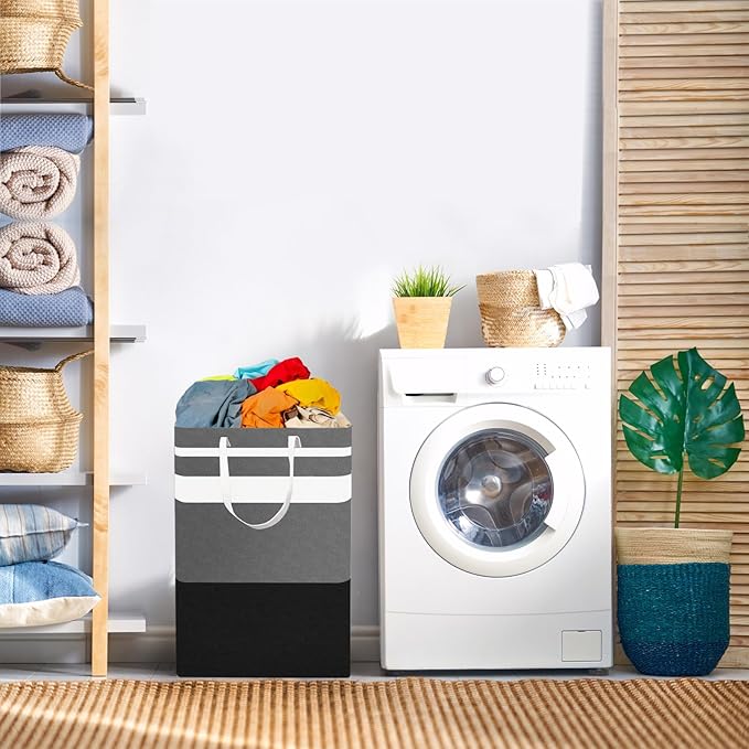 Foldable Laundry Basket，Large Laundry Baskets