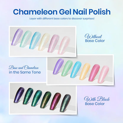 Beetles Jelly Gel Nail Polish Set, 6 Colors Milky White Nude Pink Brown Sheer Gel Polish Kit Nail Concealer Translucent Effect Soak Off Uv French Nail Art Gift for Women Ultimate Monochrome Collection