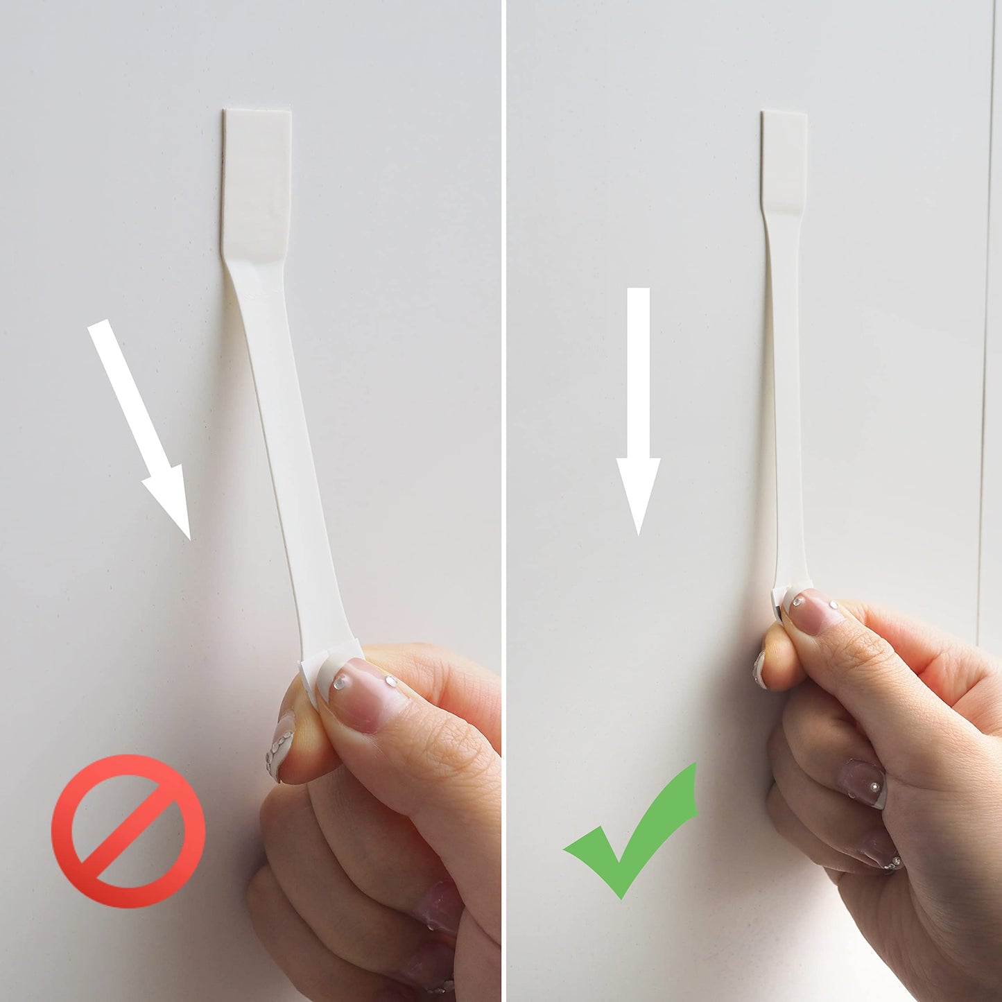 MOVELYST Medium Clear Wall Hooks, 36 Hooks+48 Removable Strips, Wire Hooks with Adhesive Strips Damage-Free, Utility Hooks Heavy Duty, No Tools Wall Hooks for Hanging, Value Pack