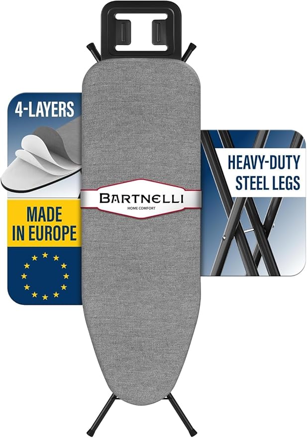 Bartnelli Pro Replacement Ironing Board Cover and Pad Size 43x13 Designed to