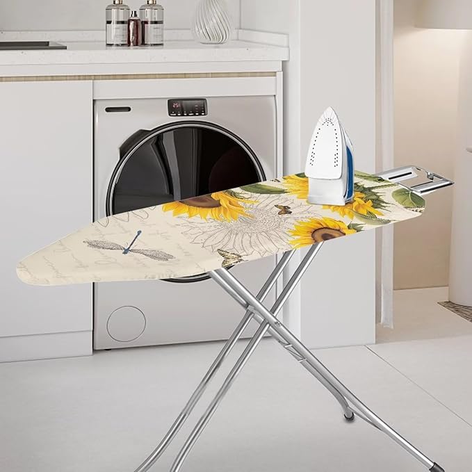 Iron Board Cover Standard Size, Sunfloral Ironing Board Cover, Floral Ironing