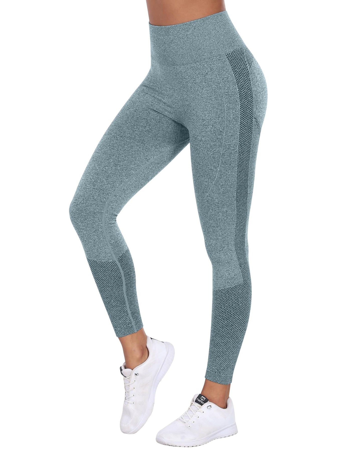 NORMOV Seamless Workout Butt Lifting Leggings - Booty Scrunch Gym Leggings for Women