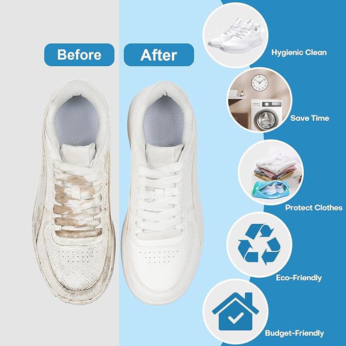 Shoe Washing Machine Bag: Laundry Shoe Bag