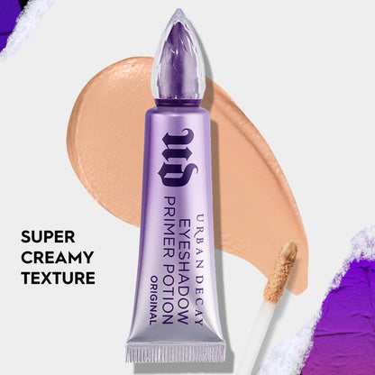 Urban Decay Eyeshadow Primer Potion, Smooths Out Imperfections and Prepares the Eyelids for Makeup, Vegan Formula, Shade: Original, 10ml
