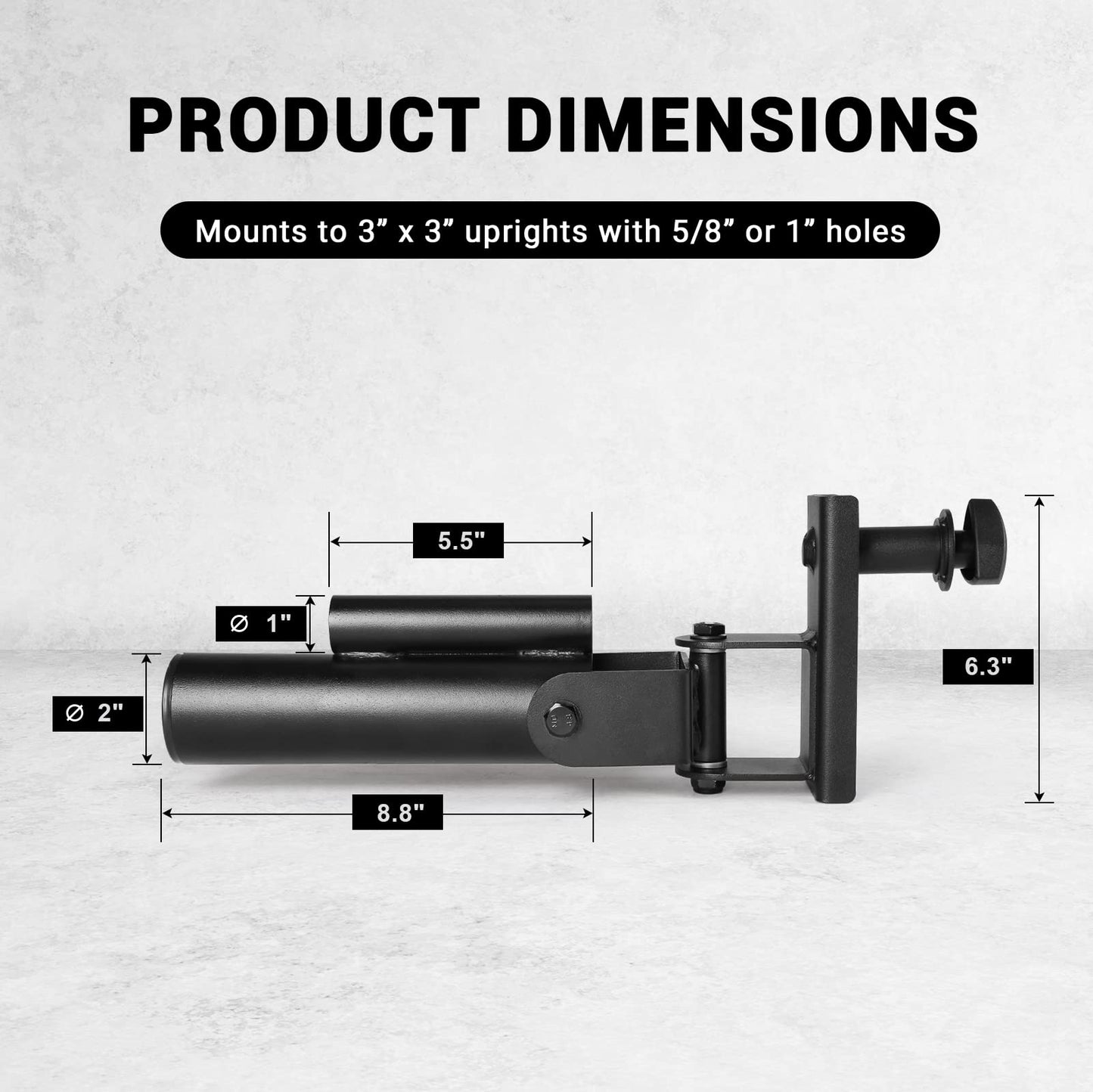LIONSCOOL Power Rack Attachments (Rack 3X3 in)