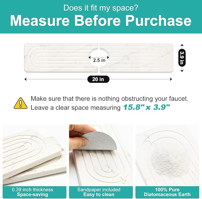 Water Absorbing Stone Drying Mat