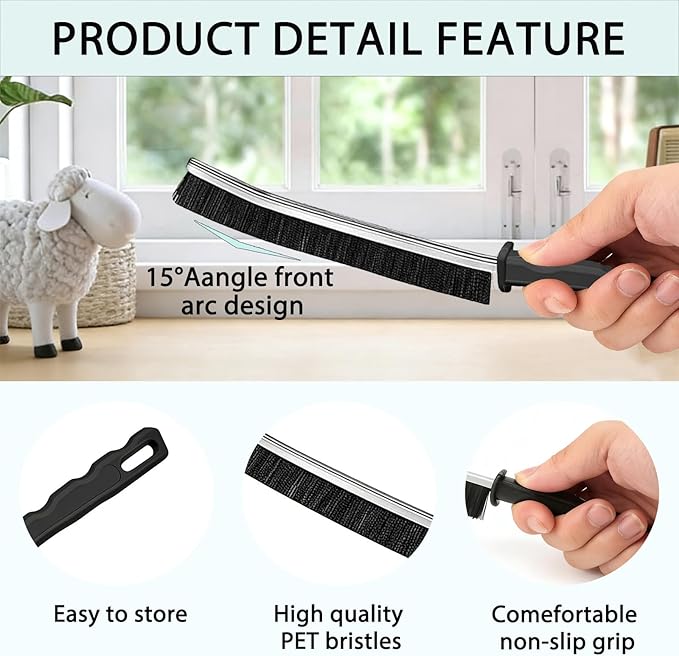 Crevice Cleaning Brush Set, Tight Spaces & More
