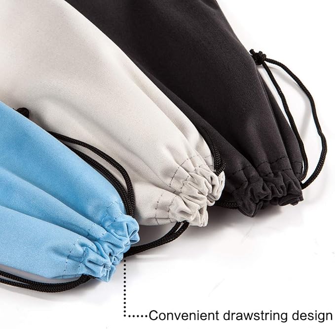 TRIUMPH VISION Soft Eyeglass Pouch 3 Pack