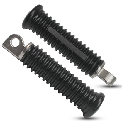 2pcs Foot Pegs Fit for Harley, Passenger Motorcycle Foot Pegs for Harley Davidson Sportster 883 1200, Forty Eight, Iron 883, Dyna, Road King, 10mm Bore, Aluminum Bike Rear Footrest Pedals Mounting